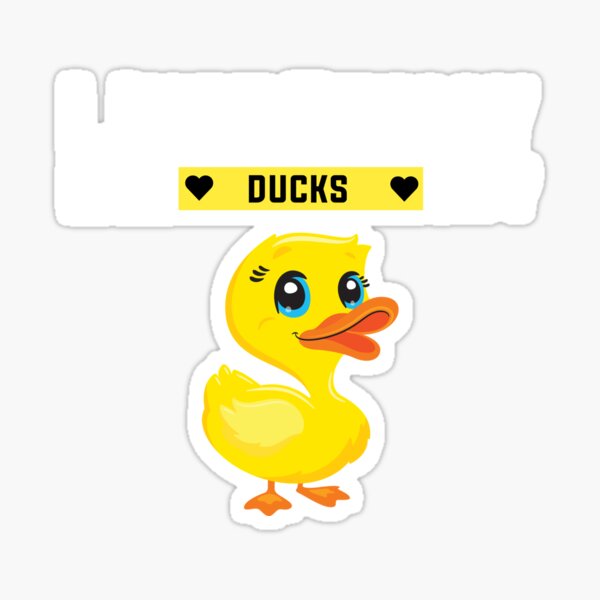 Only Ducks - Funny Duck Sticker