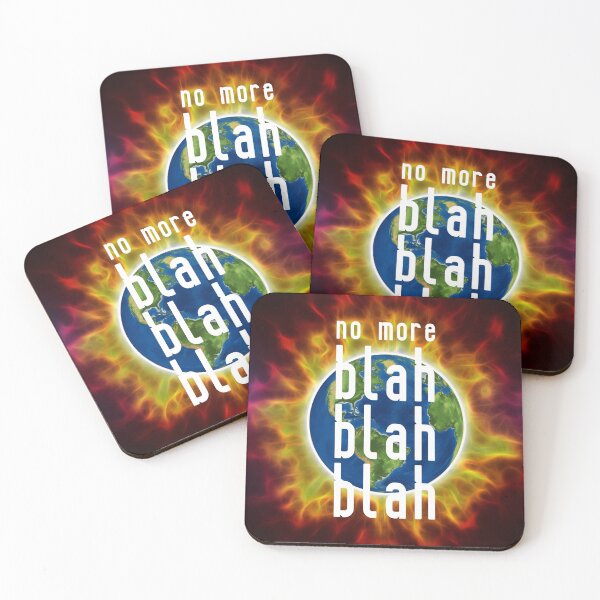 Item preview, No More Blah Blah Blah Climate Change designed and sold by purplevamp.