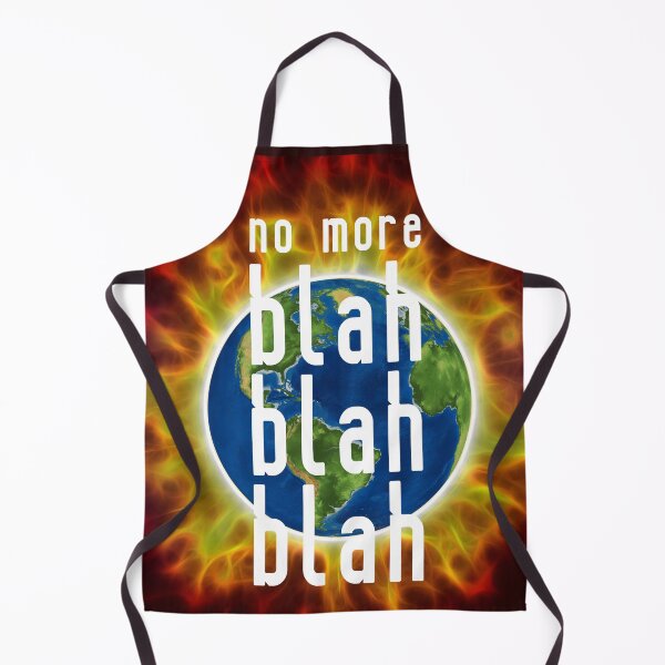 Item preview, No More Blah Blah Blah Climate Change designed and sold by purplevamp.