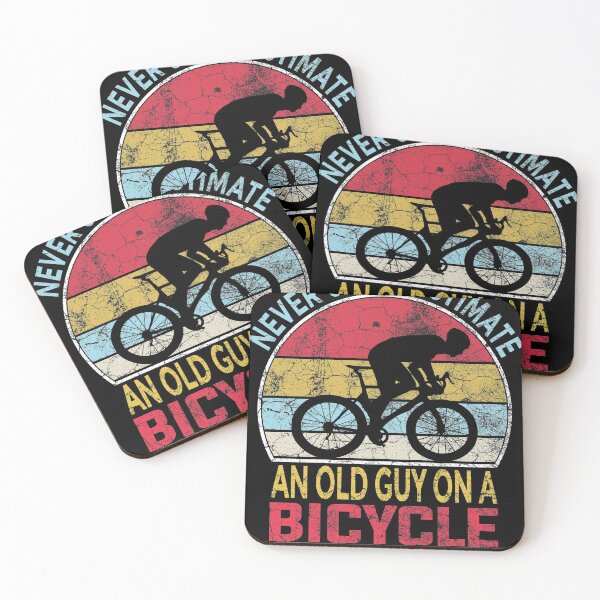 Item preview, Never Underestimate An Old Guy On Funny For A BICYCLE  designed and sold by nmichom.