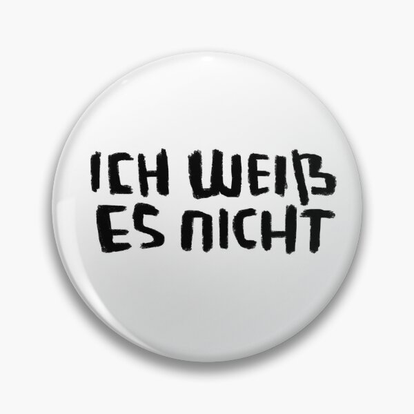 Item preview, dk, Ich weiß es nicht, German Teacher, Learning German, German words, Dont Know designed and sold by badlydrawnbabe.