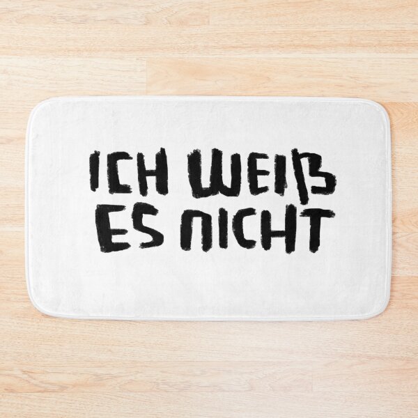Item preview, dk, Ich weiß es nicht, German Teacher, Learning German, German words, Dont Know designed and sold by badlydrawnbabe.