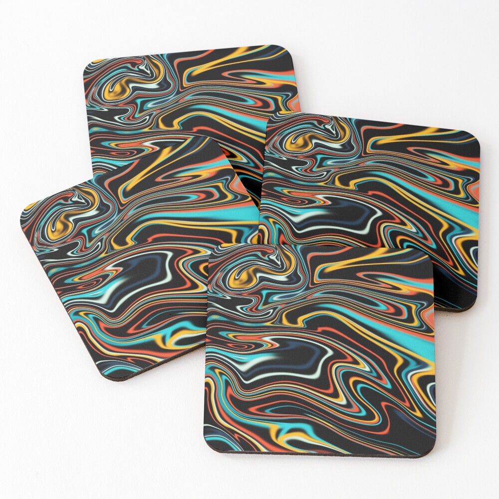 Item preview, Coasters (Set of 4) designed and sold by StripedFly.