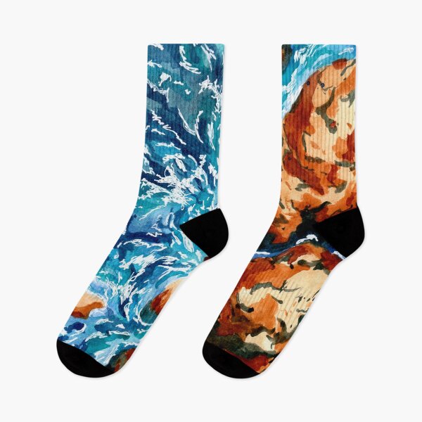 Item preview, Costa rocosa y olas azules designed and sold by Sebastian Grafmann.