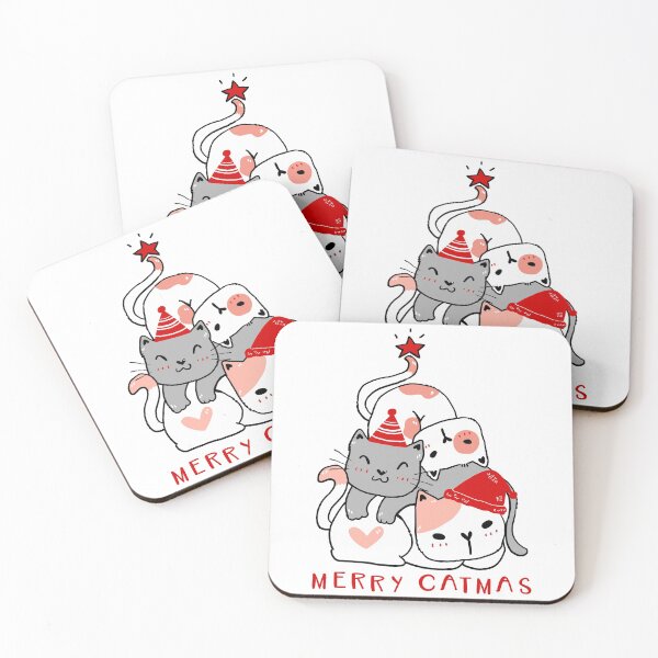 Item preview, catmas tree cute-merry catmas  designed and sold by Hartics.