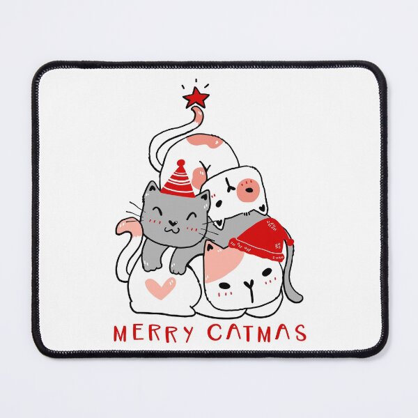 Item preview, catmas tree cute-merry catmas  designed and sold by Hartics.