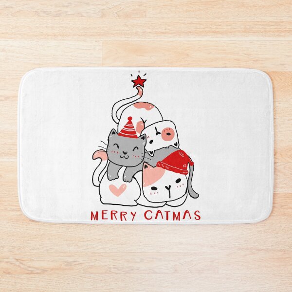Item preview, catmas tree cute-merry catmas  designed and sold by Hartics.
