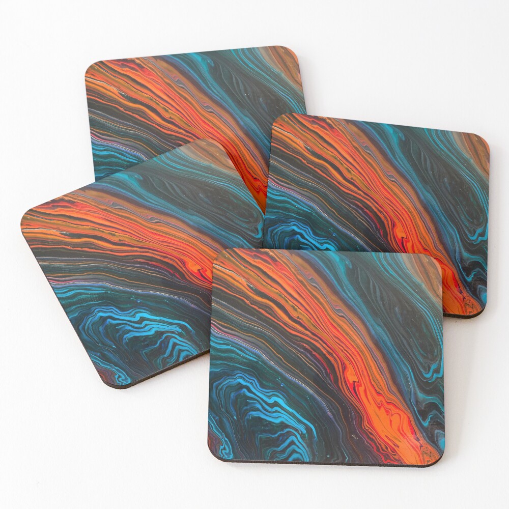 Item preview, Coasters (Set of 4) designed and sold by StripedFly.