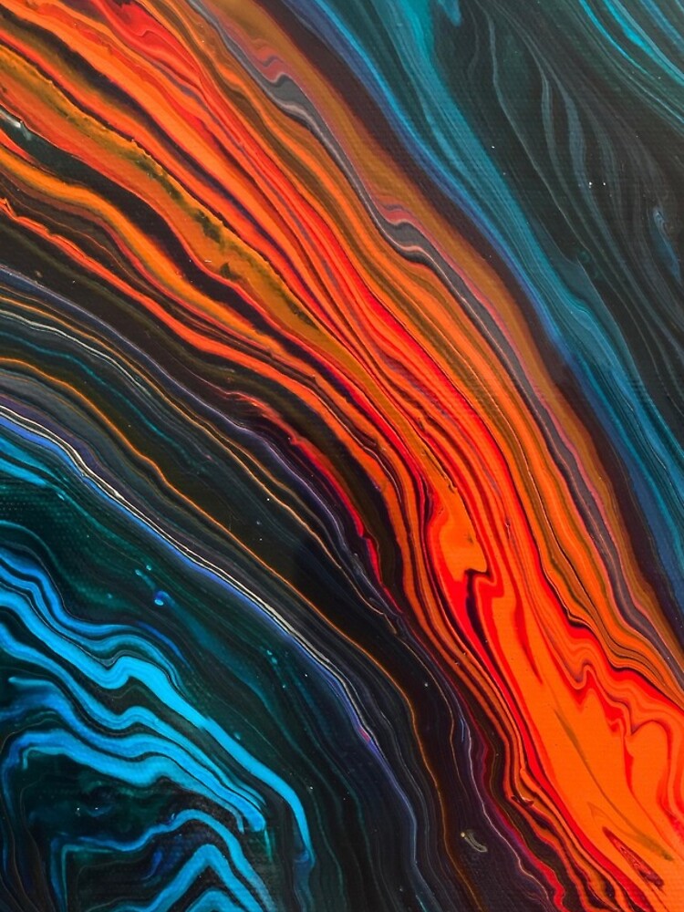 Thumbnail 4 of 4, iPhone Case, Liquid Abstract Pattern designed and sold by StripedFly.