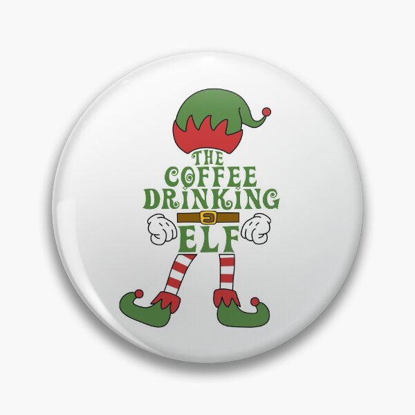 Item preview, The Coffee Drinking Elf Christmas Family Matching Outfits Group Attire designed and sold by onicon.