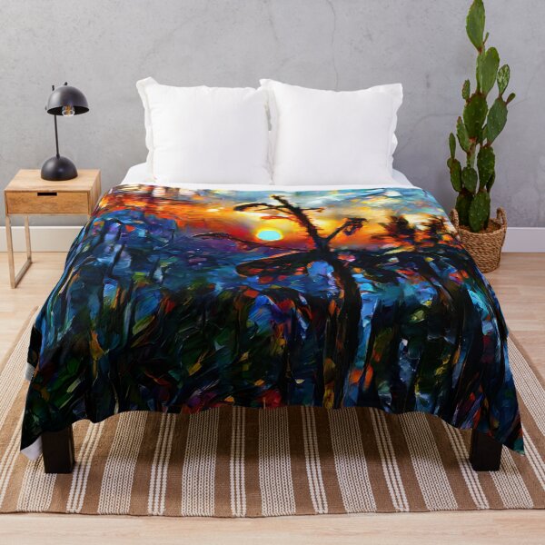 Item preview, AI Generated Style Transfer Art, Sunset Through Thorns Stained Glass designed and sold by ACC .