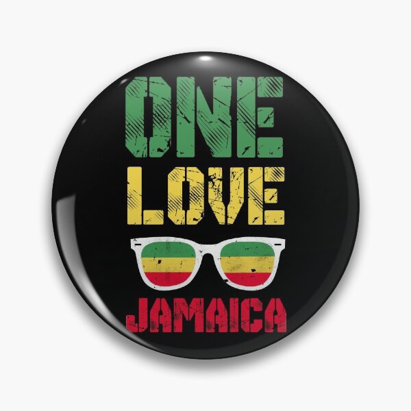 Item preview, Reggae Retro Rastafari Gift Rasta Quote One Love Jamaica designed and sold by JukeLox.