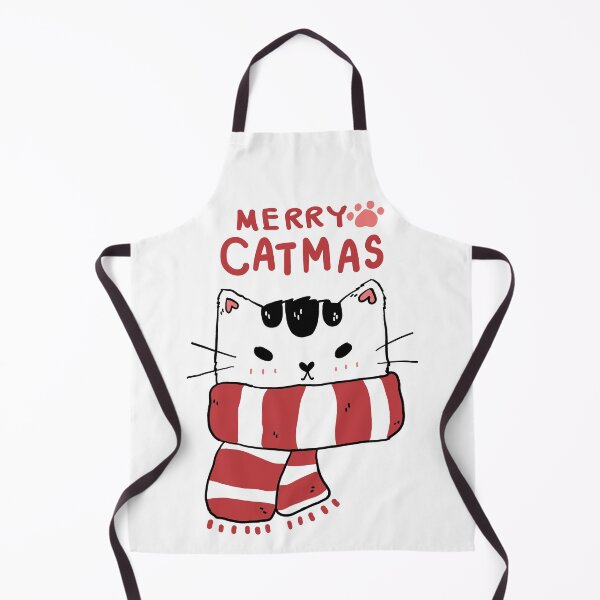 Item preview, catmas head with scarf-merry catmas designed and sold by Hartics.