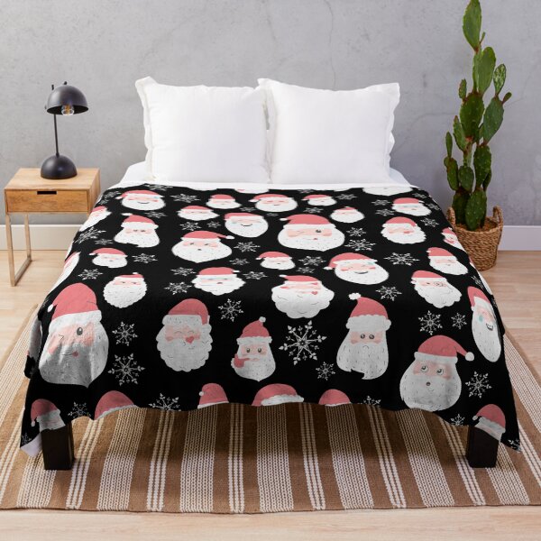 Item preview, Cute Christmas Santa Claus Emoji Pattern 2022 Giving Out Christmas, New Year, and December Vibes 2022 designed and sold by By Roqia.