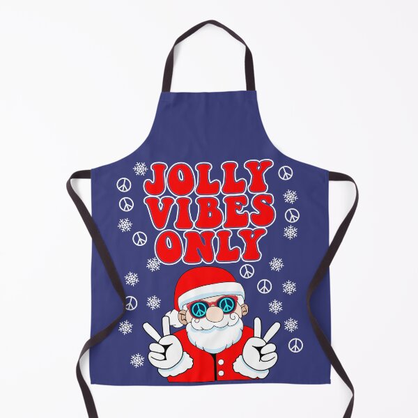 Item preview, Jolly Vibes Only Groovy Peace Sign Santa Claus designed and sold by BrobocopPrime.