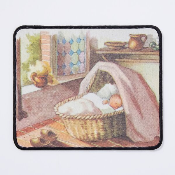 Item preview, Vintage birth announcement card for baby girl  designed and sold by Photopat.