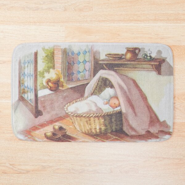 Item preview, Vintage birth announcement card for baby girl  designed and sold by Photopat.