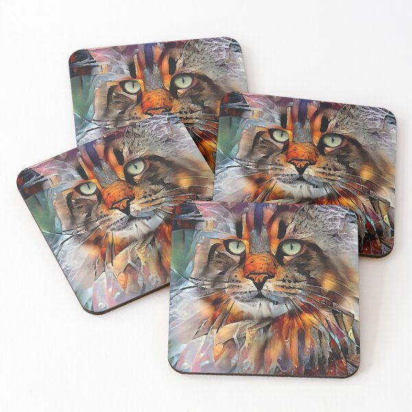 Item preview, Zikkan, cat, chat, cat, lea roche paintings designed and sold by L. ROCHE.