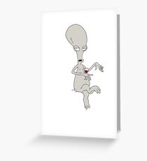 roger American Dad Grußkarte