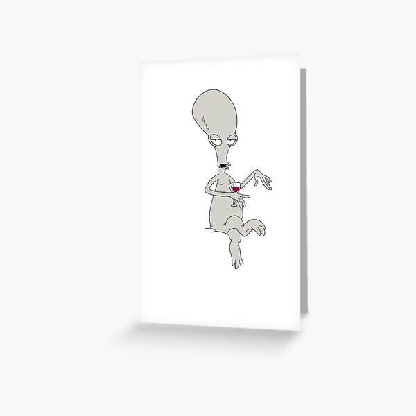 Roger American Dad Greeting Card For Sale By Dibsterscown Redbubble 3398