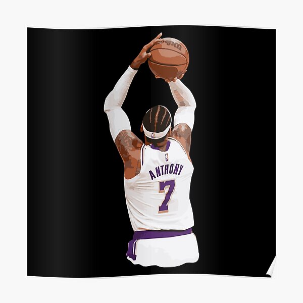 MasonArts Carmelo Anthony 24inch x 36inch Silk Poster Dunk and Shot  Wallpaper Wall Decor Silk Prints for Home and Store