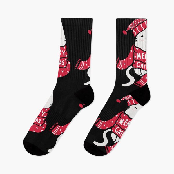 Item preview, cat in red catmas-merry catmas  designed and sold by Hartics.
