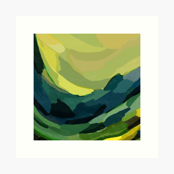 Item preview, Abstract Mountain designed and sold by AltheaHope.