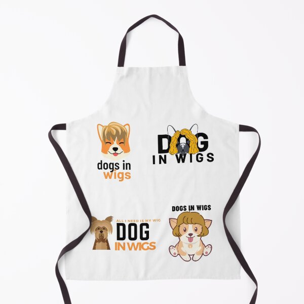 Item preview, Dogs in Wigs | cute dog in wig designed and sold by DareDreams.