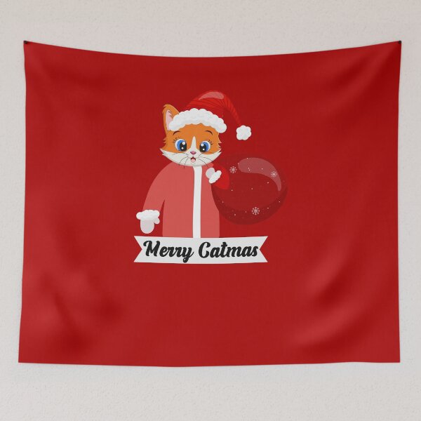 Item preview, merry catmas  designed and sold by Hartics.