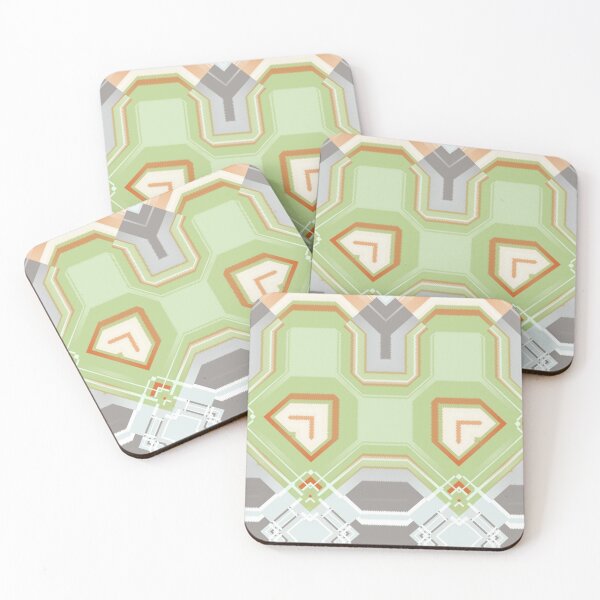 Item preview, Rock Salt Glitch Modern Digital Art Pattern 3 Artist Jenny Meehan  designed and sold by Jenny Meehan Art Prints and Patterns  .