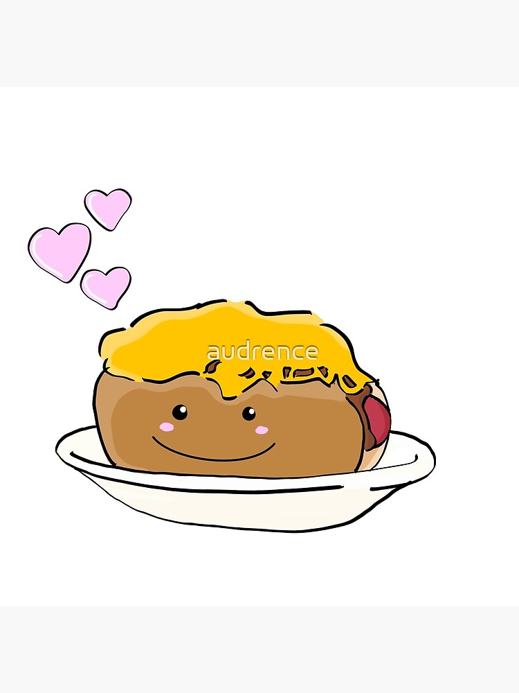 baked potato chili clip art