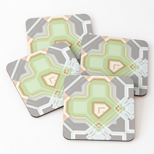 Item preview, Rock Salt Glitch Modern Digital Art Pattern 4 Artist Jenny Meehan  designed and sold by Jenny Meehan Art Prints and Patterns  .