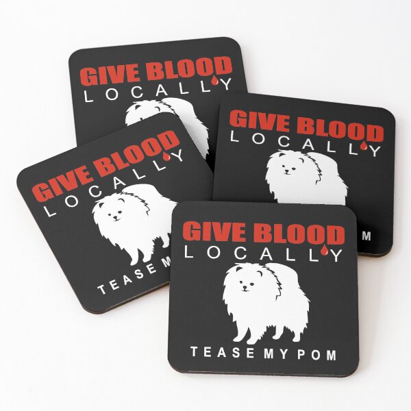 Artikelvorschau, Spende Blut vor Ort, necke meine Pom | NickerStickers® auf Redbubble entworfen und verkauft von NickerStickers.