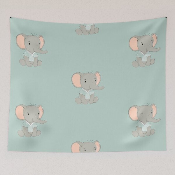 Item preview, Cute little elephant designed and sold by Kreajuut.