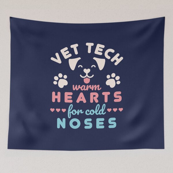 Item preview, Vet Tech Warm Hearts for Cold Noses designed and sold by jaygo.