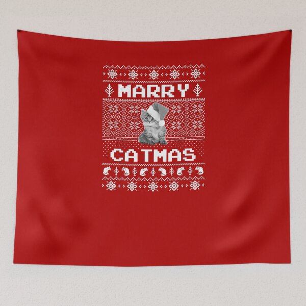 Item preview, merry catmas  designed and sold by Hartics.