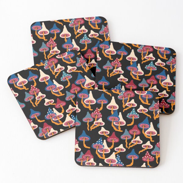 Item preview, Mushroom Vintage Pattern designed and sold by kawaiistudio.