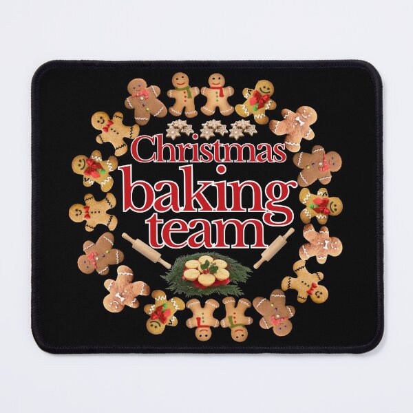 Item preview, Christmas baking team | gingerbread man cookie baker designed and sold by TheSeasonalYard.