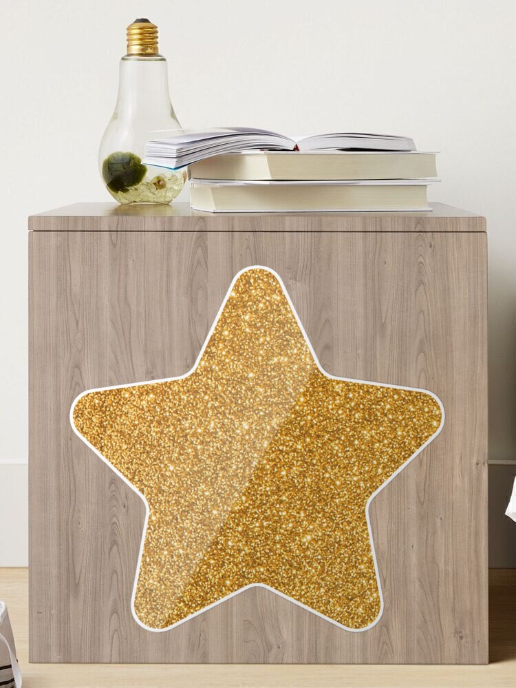 Gold Eco Glitter Star Stickers – Presley Paige