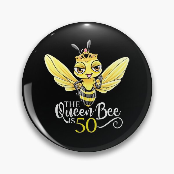 Item preview, The Queen Bee Is 50 - 50th Birthday designed and sold by Meliafroggy.