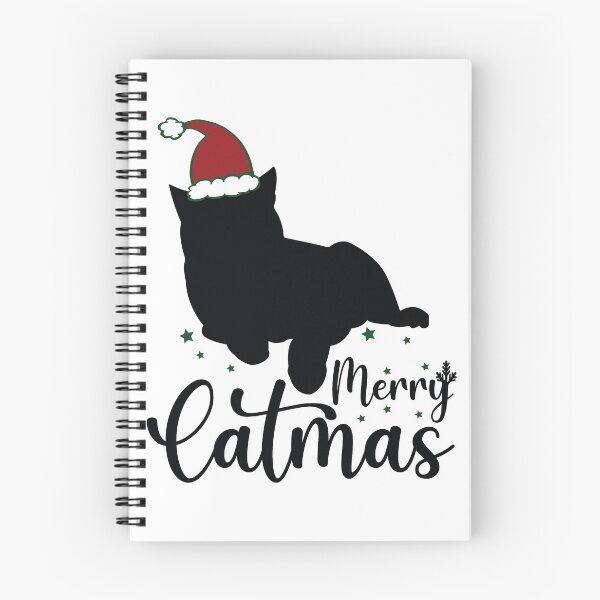Item preview, catmas silhouette-merry catmas  designed and sold by Hartics.