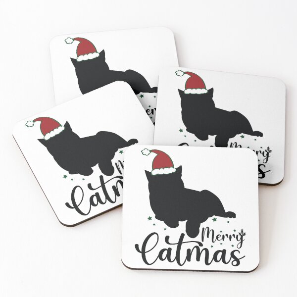 Item preview, catmas silhouette-merry catmas  designed and sold by Hartics.