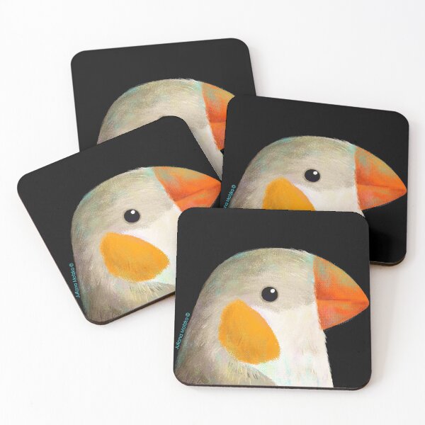 Item preview, Penguin Zebra Finch Bird designed and sold by julianamotzko.