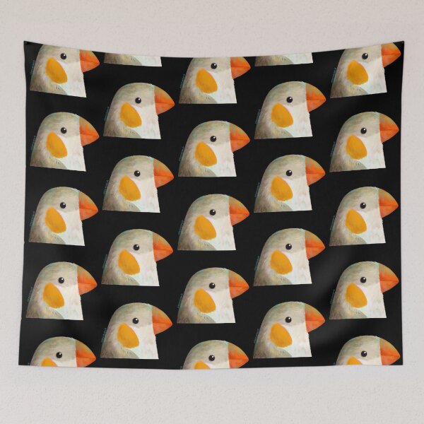 Item preview, Penguin Zebra Finch Bird designed and sold by julianamotzko.