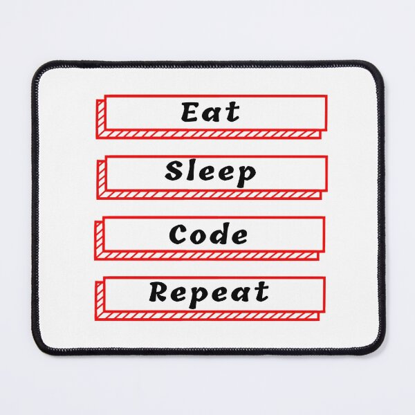 Item preview, Eat sleep code repeat slogan designed and sold by BleachFan3.