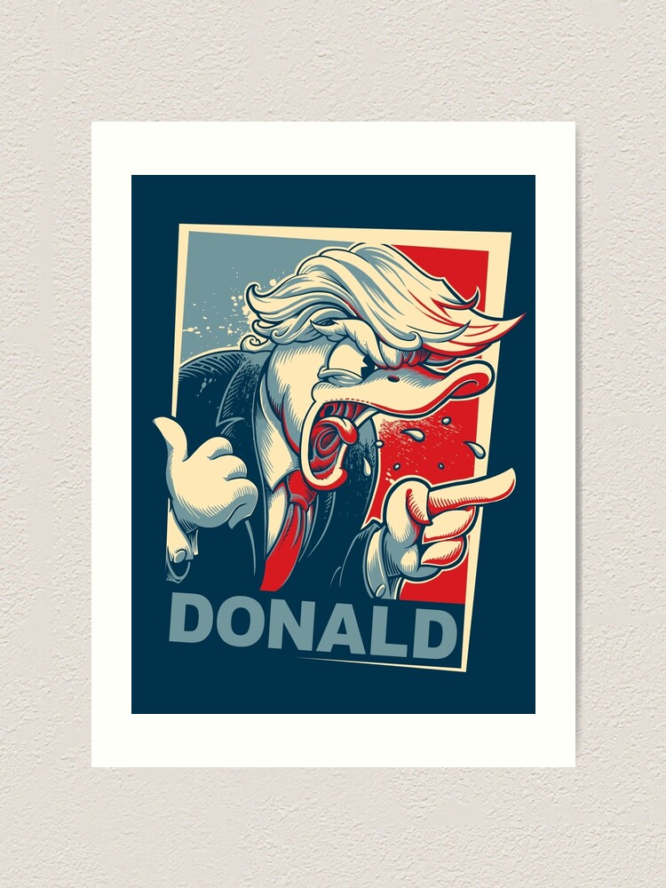 Alternate view of Donald Art Print