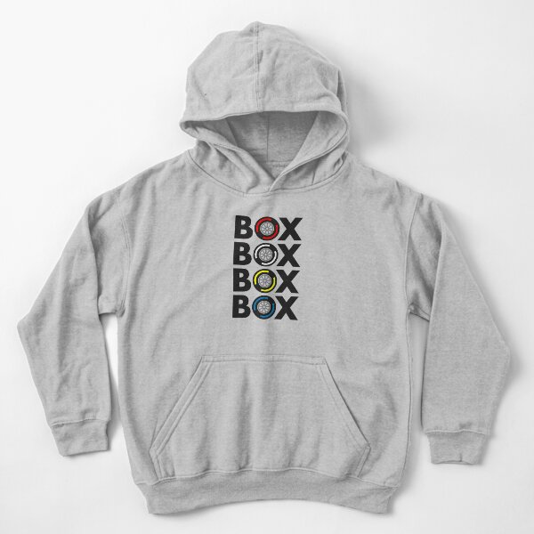 Box Box Box Box F1 Pneus Compound Design Sweat à capuche épais enfant