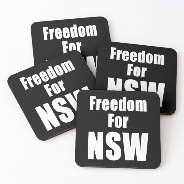 Item preview, Freedom For NSW Anti Segregation Patriotic Vaccine Mandate New South Wales designed and sold by Jason Gilbert.
