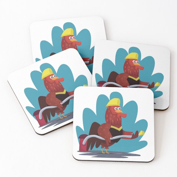 Item preview, Chicken firefighter designed and sold by pragmastyle.