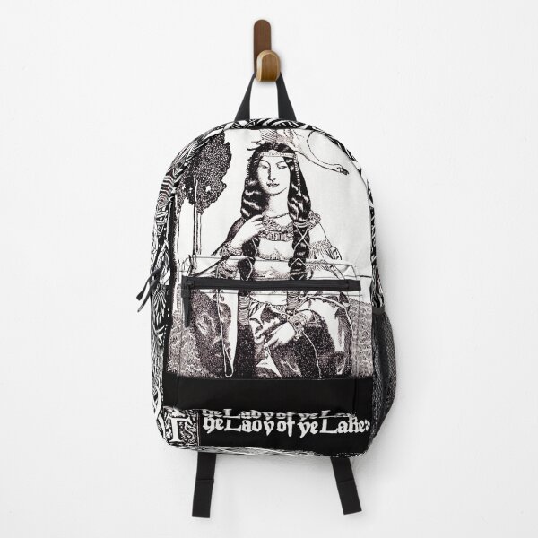 Item preview, ARTHURIAN LEGENDS,THE LADY OF THE LAKE In Black and White designed and sold by BulganLumini.